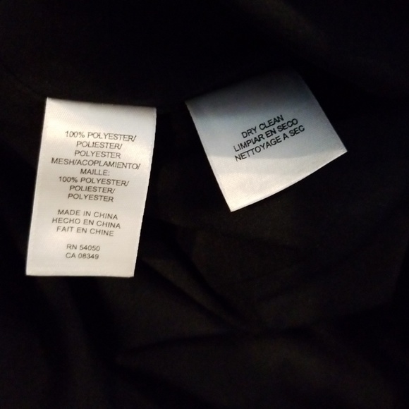 Black Floral Dress mesh cutouts Rachel Roy - Picture 5 of 5